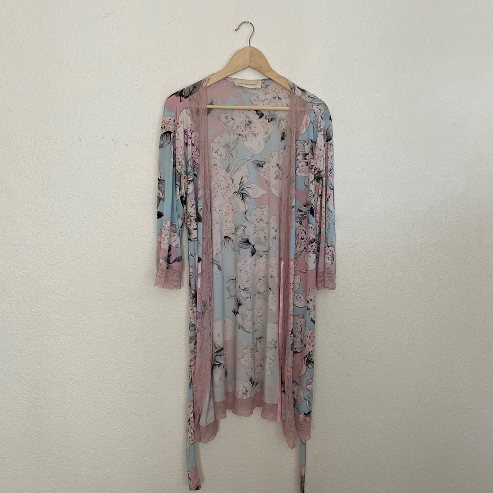 Peter Alexander Silky Floral Robe - Picture 7 of 16